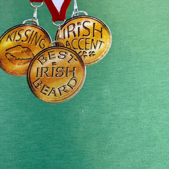 American Rag CIE Kelly Green Irish T-Shirt Unisex L 60%Cotton/ 40% Polyester - Picture 3 of 8